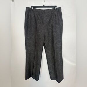 Suit Studio Pants Women's Size 18 Charcoal Grey Straight Leg Trousers